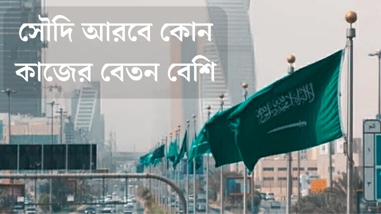 সৌদি আরবে কোন কাজে বেতন বেশি